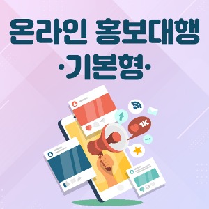 온라인 홍보대행 기본형 (1개월)